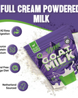 G.O.A.T. Milk | Grass-Fed Goat Milk Powder for Dogs, Food Topper for Hydration & Digestion