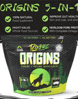 Origins 5-in-1 Dog Supplement Powder | Food Topper for Gut Health, Skin & Coat, and Joint Support