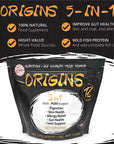 Origins 5-in-1 Dog Supplement, Powdered Food Topper for Active Dogs - Rogue Pet Science