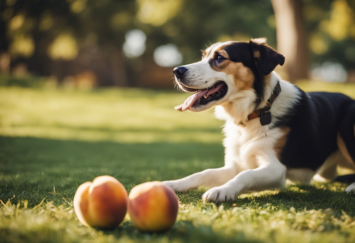 can dogs eat peaches