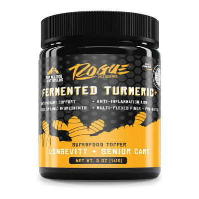 Turmeric Plus | Fermented Turmeric & Ginger Dog Food Topper for Joint Support, Digestion, and Skin & Coat