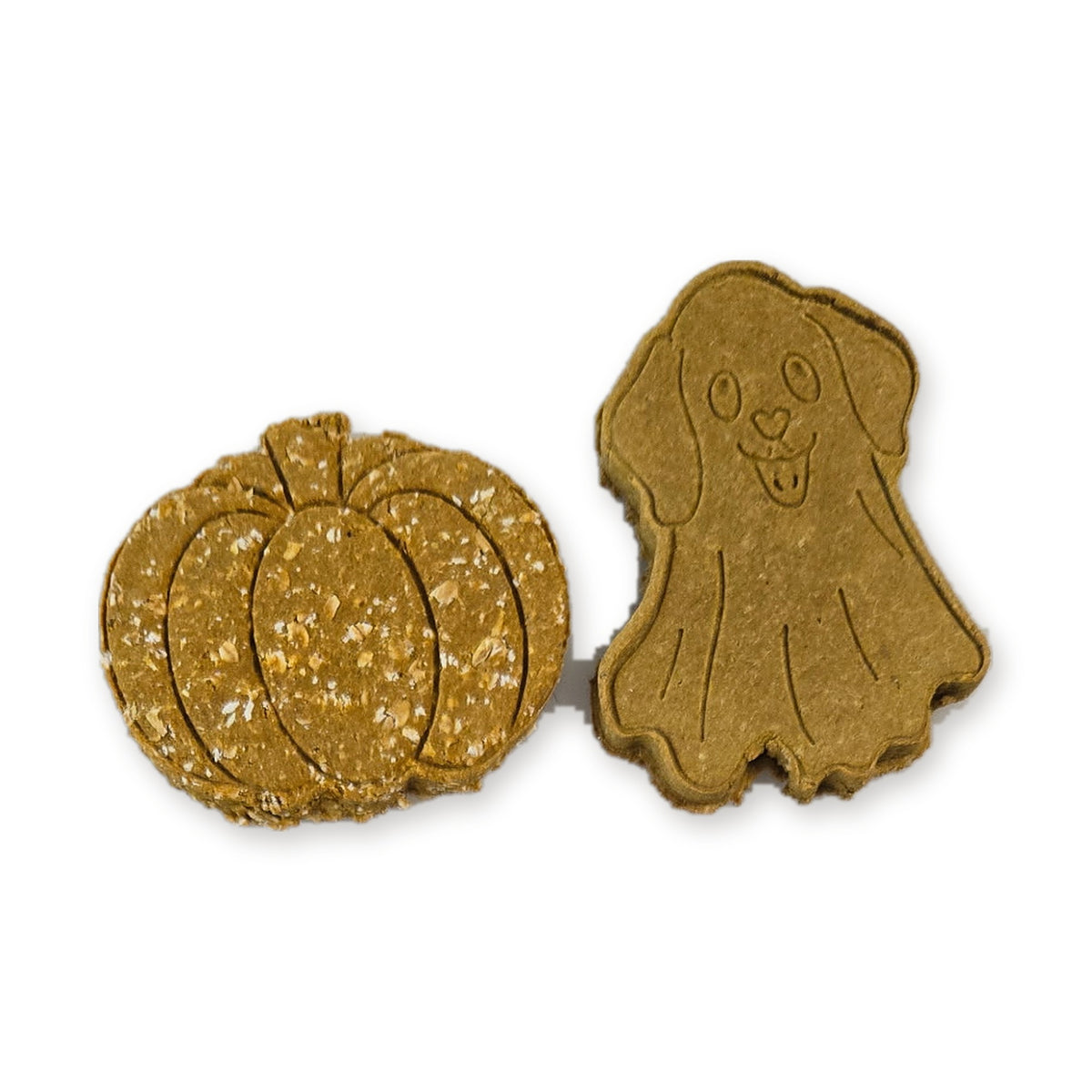 Rogue Pet Science x Pawfect Treats Halloween dog cookie set: pumpkin and ghost pup cookies