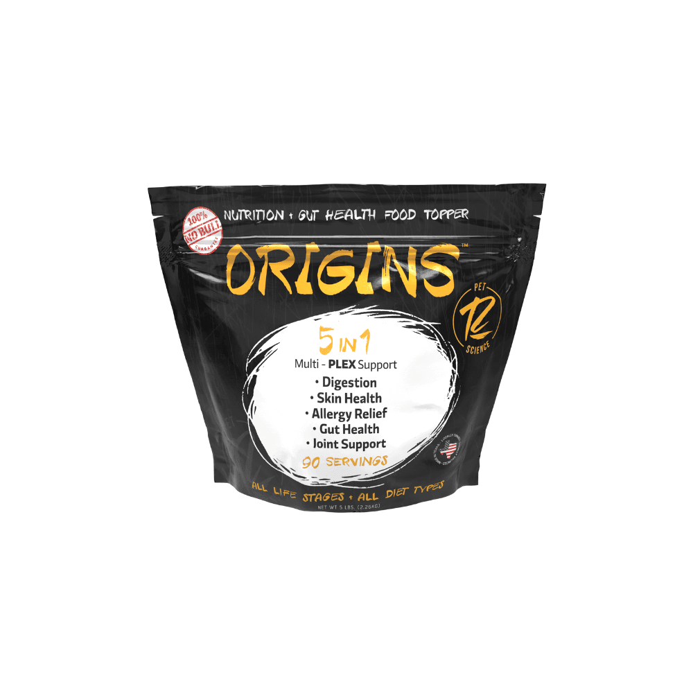 Origins 5-in-1 Dog Supplement, Powdered Food Topper for Active Dogs - Rogue Pet Science